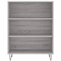 Highboard Grau Sonoma 69,5x34x180 cm Holzwerkstoff