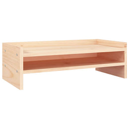 Monitorerhöhung 50 × 24 × 16 cm aus unbehandeltem massivem Kiefernholz