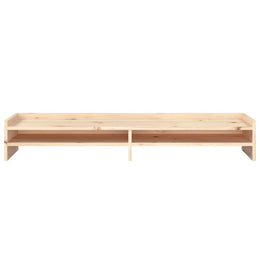 Monitorerhöhung 100 × 24 × 16 cm aus unbehandeltem massivem Kiefernholz