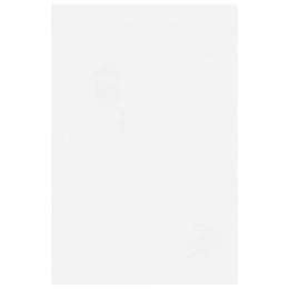 Monitorerhöhung 81 × 20 × 30 cm aus massivem Kiefernholz - Weiß