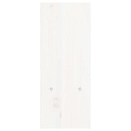 Monitorerhöhung (39-72) × 17 × 43 cm aus massivem Kiefernholz - Weiß