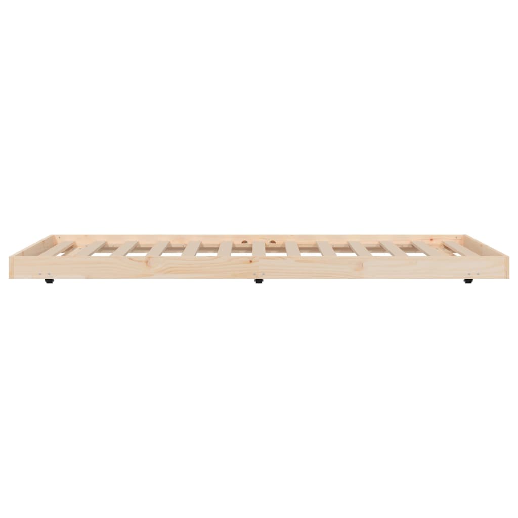Massivholzbett ohne Matratze 80x200 cm Kiefernholz