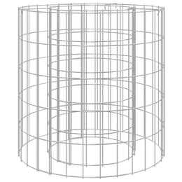 Gabionen-Feuerstelle Ø 50 cm Verzinktes Eisen