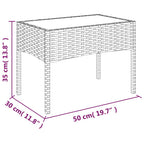 4-tlg. Garten-Lounge-Set mit Kissen Schwarz Poly Rattan