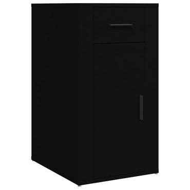 Büroschrank Schwarz 40x49x75 cm Holzwerkstoff