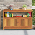 Garten-Konsolentisch 110x35x75 cm Massivholz Akazie