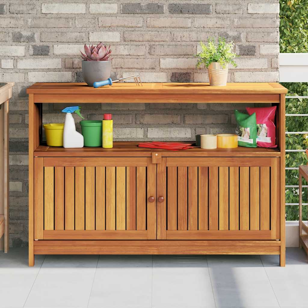 Garten-Konsolentisch 110x35x75 cm Massivholz Akazie