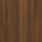 Esstisch Braun Eichen-Optik 80x80x75 cm Holzwerkstoff