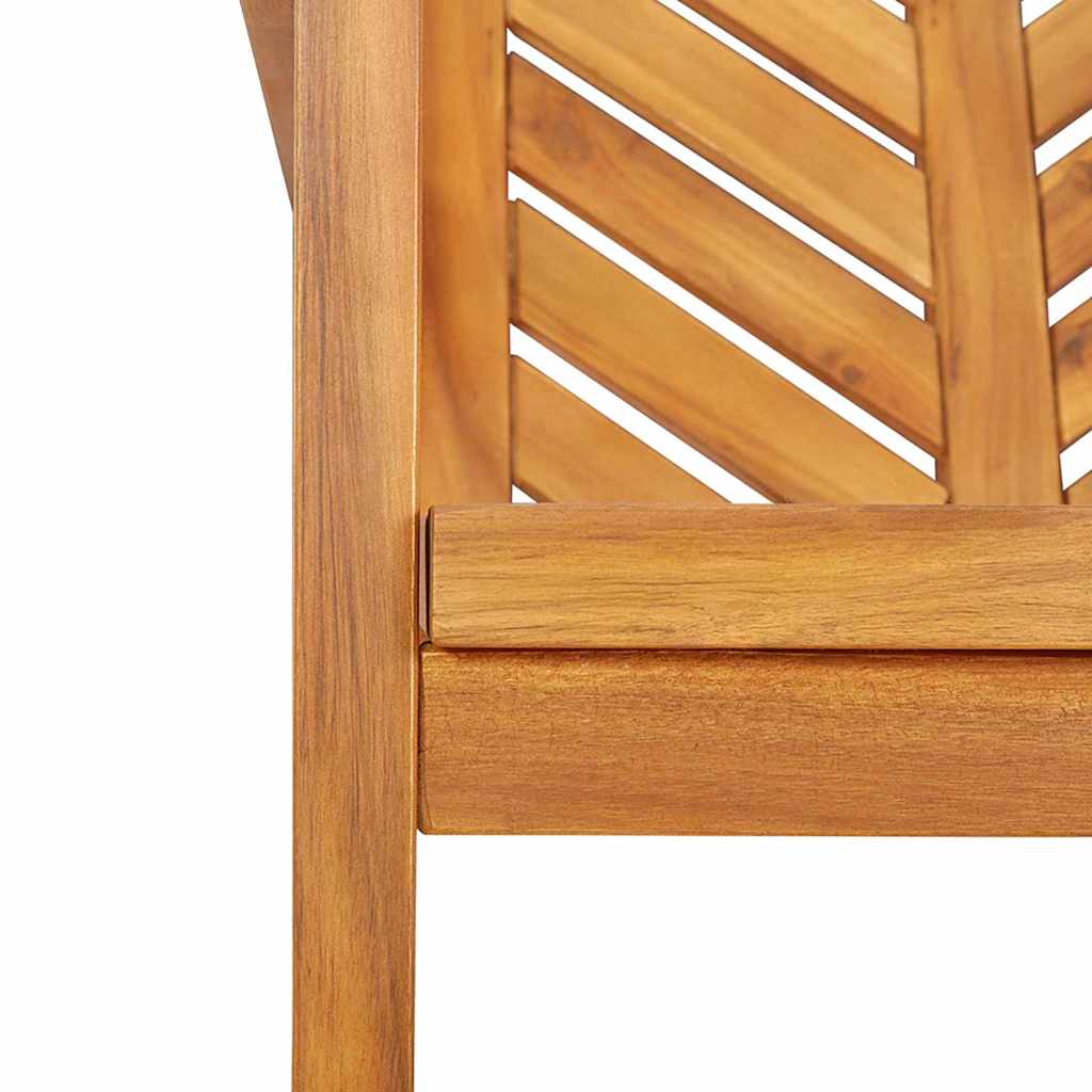 Garten Essgruppe 5 pcs Braun Massivholz Akazie
