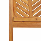 Garten Essgruppe 7 pcs Braun Massivholz Akazie