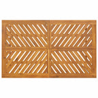 Garten Essgruppe 7 pcs Braun Massivholz Akazie