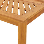 Garten Essgruppe 4 pcs Braun Massivholz Akazie