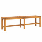 Garten Essgruppe 6 pcs Braun Massivholz Akazie