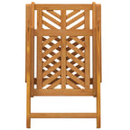 Garten Essgruppe 3 pcs Braun Massivholz Akazie