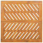 Garten Essgruppe 5 pcs Braun Massivholz Akazie