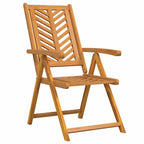 Garten Essgruppe 5 pcs Braun Massivholz Akazie