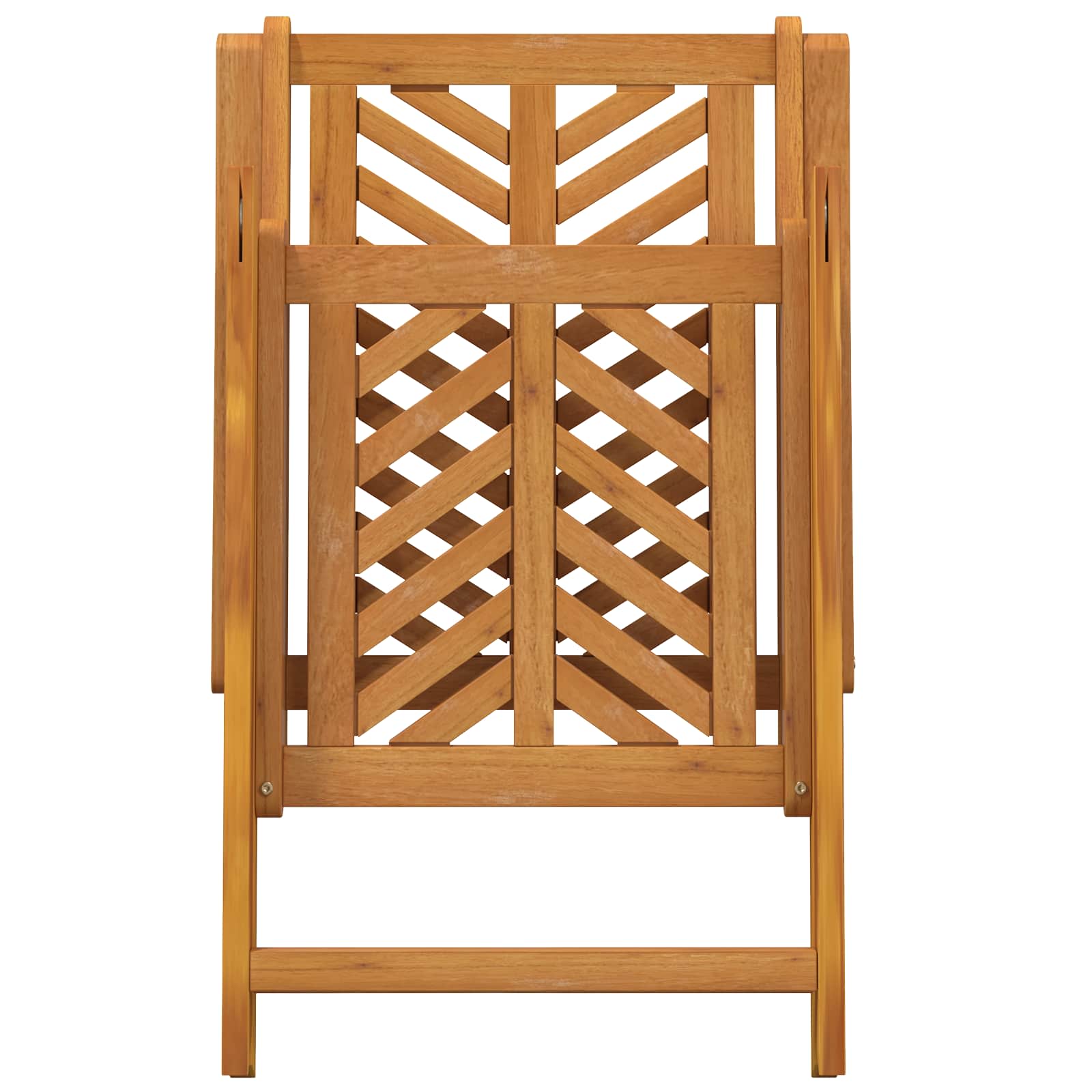 Gartenstuhl 4 pcs Braun 57 x 72 x 109 cm Massivholz Akazie