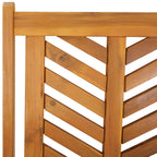 Gartenstuhl 6 pcs Braun 57 x 72 x 109 cm Massivholz Akazie
