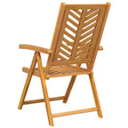 Gartenstuhl 8 pcs Braun 57 x 72 x 109 cm Massivholz Akazie
