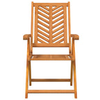 Gartenstuhl 8 pcs Braun 57 x 72 x 109 cm Massivholz Akazie