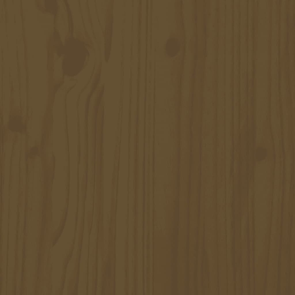 Gartentisch Honigbraun 159,5x82,5x76 cm Massivholz Kiefer