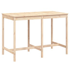 Gartentisch 159,5x82,5x110 cm Massivholz Kiefer