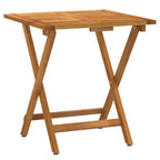 3-tlg. Bistro-Set Klappbar mit Kissen Massivholz Akazie