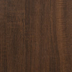 Schreibtisch mit Regal Braun Eiche 102x45x148 cm Holzwerkstoff