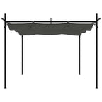Pergola mit Schiebedach Anthrazit 295x292x230 cm