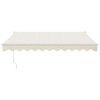 Elektrische Markise mit Kurbel Creme 3x2,5 m