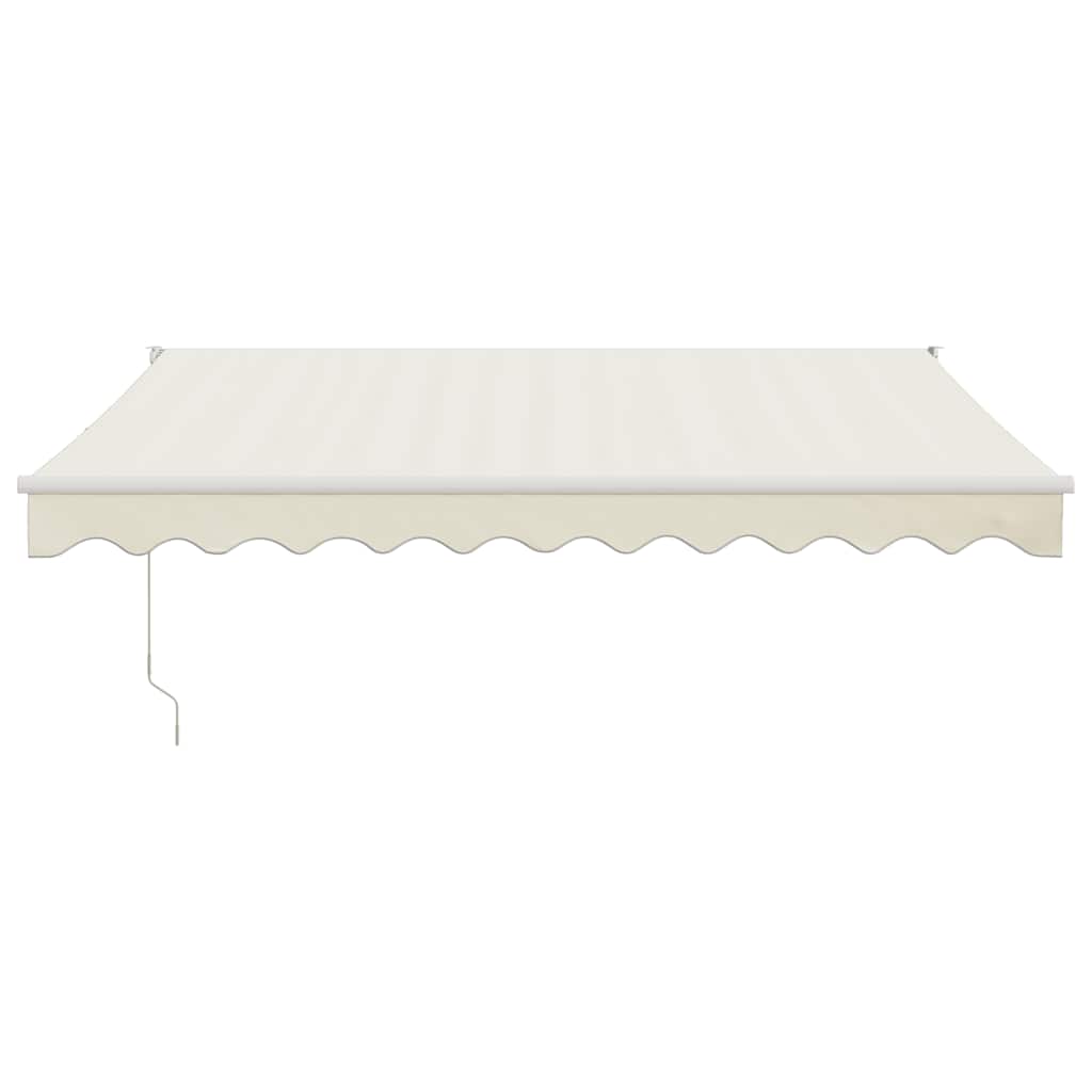 Elektrische Markise mit Kurbel Creme 3x2,5 m