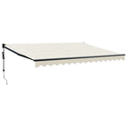 Elektrische Markise mit Kurbel Creme 4x3 m