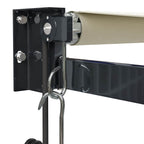 Elektrische Markise mit Kurbel Creme 4x3 m
