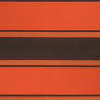 Markise Einziehbar Orange und Braun 3x2,5 m Stoff und Aluminium