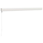 Markise Einziehbar Orange und Braun 3,5x2,5 m Stoff & Aluminium