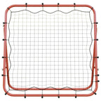 Fußball-Rebounder Verstellbar 96x80x96 cm Stahl und PE