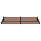 Türvordach Schwarz 199x90 cm Polycarbonat