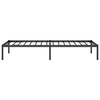 Bettgestell Metall Schwarz 75x190 cm