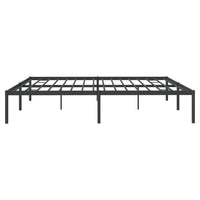 Bettgestell Metall Schwarz 183x213 cm