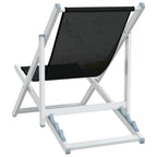 Strandstühle 2 Stk. Klappbar Aluminium und Textilene
