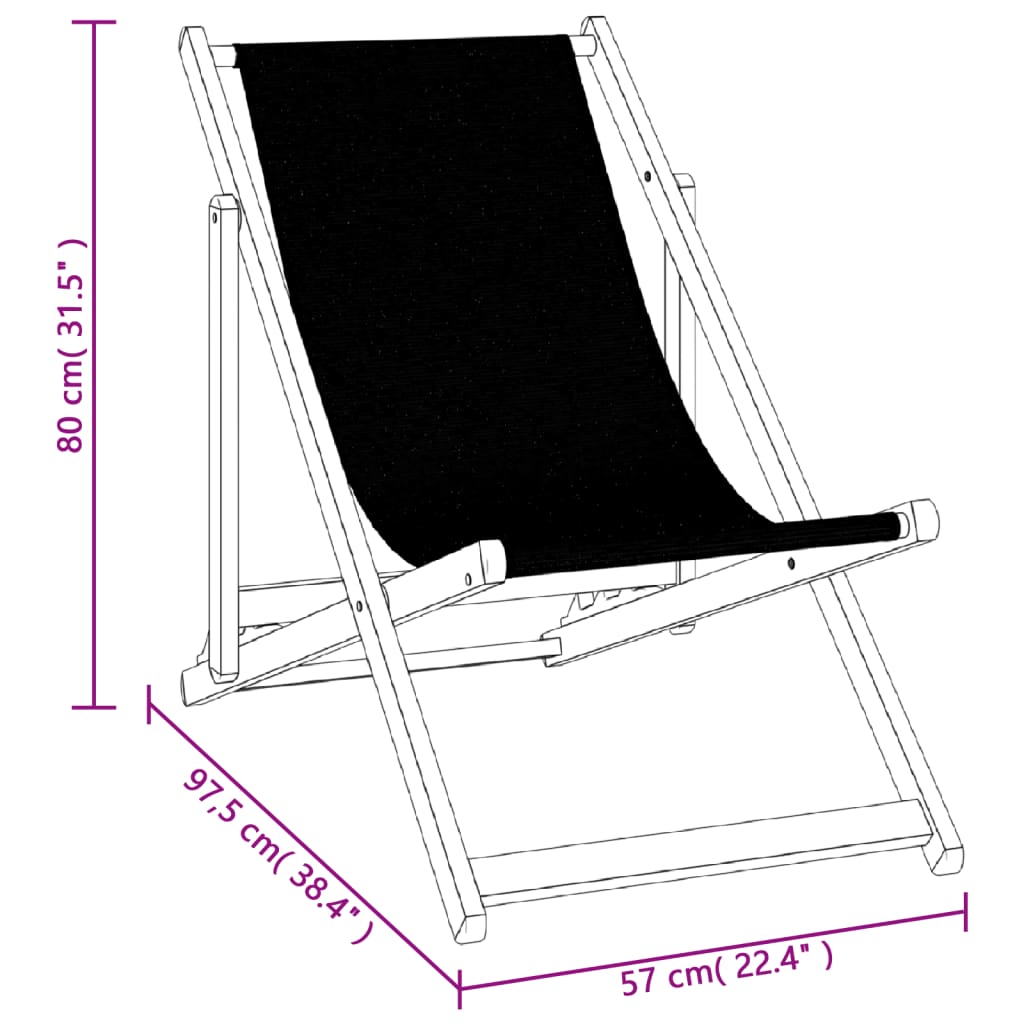 Strandstühle 2 Stk. Klappbar Aluminium und Textilene
