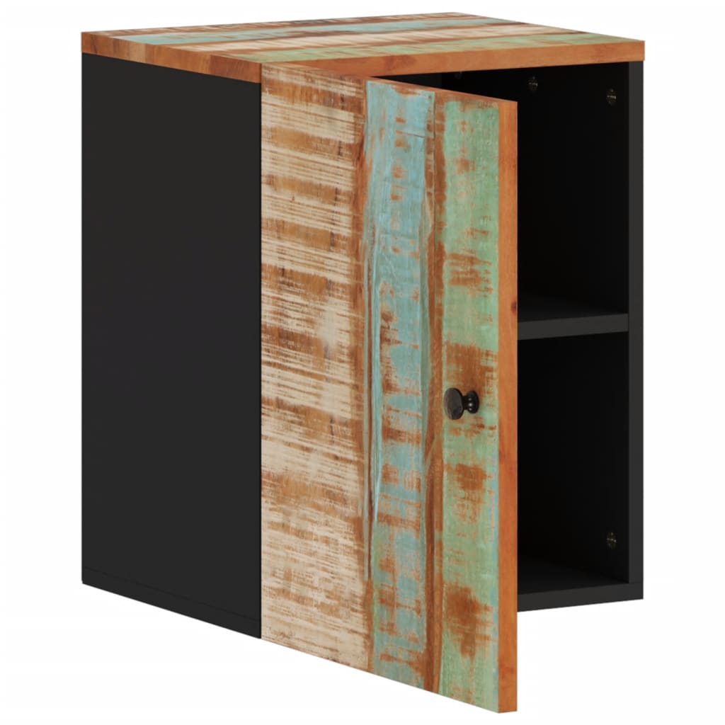 Bad-Wandschrank 38x33x48 cm Altholz Massiv