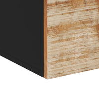 Bad-Wandschrank 38x33x48 cm Altholz Massiv