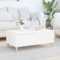 Couchtisch Weiß 90x50x36,5 cm Holzwerkstoff