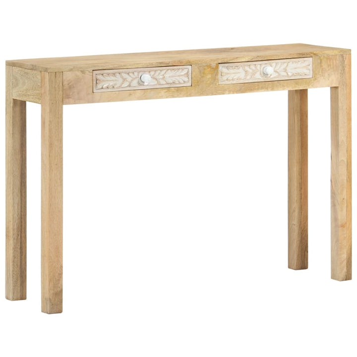 Konsolentisch 110x30x75 cm Gebleichtes Massivholz Mango