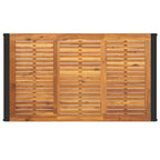Gartentisch mit Beinen in U-Form 140×80×75 cm Massivholz Akazie