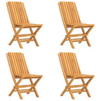 5-tlg. Garten-Essgruppe Massivholz Teak