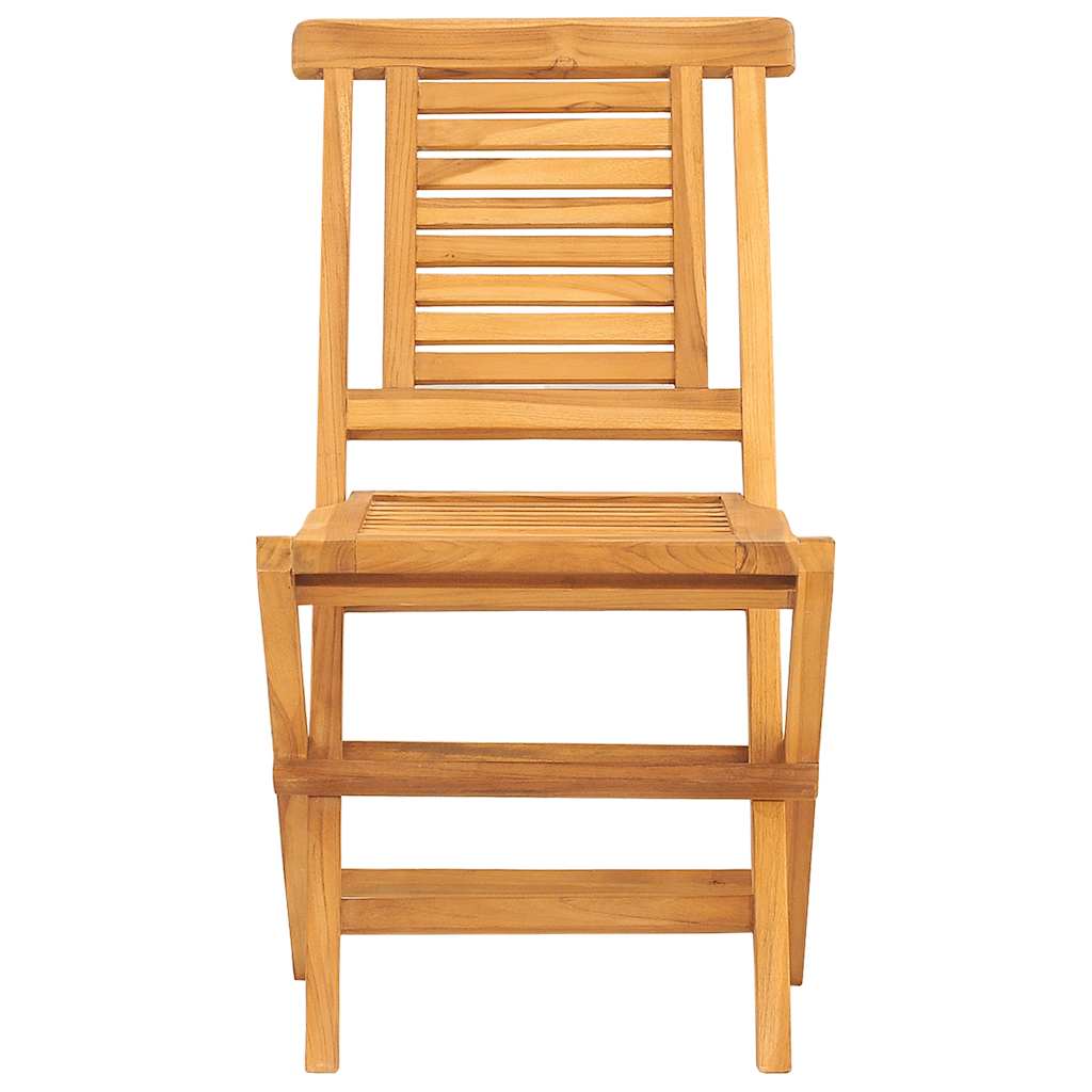 Gartenstühle 4 Stk. Klappbar 47x63x90 cm Massivholz Teak