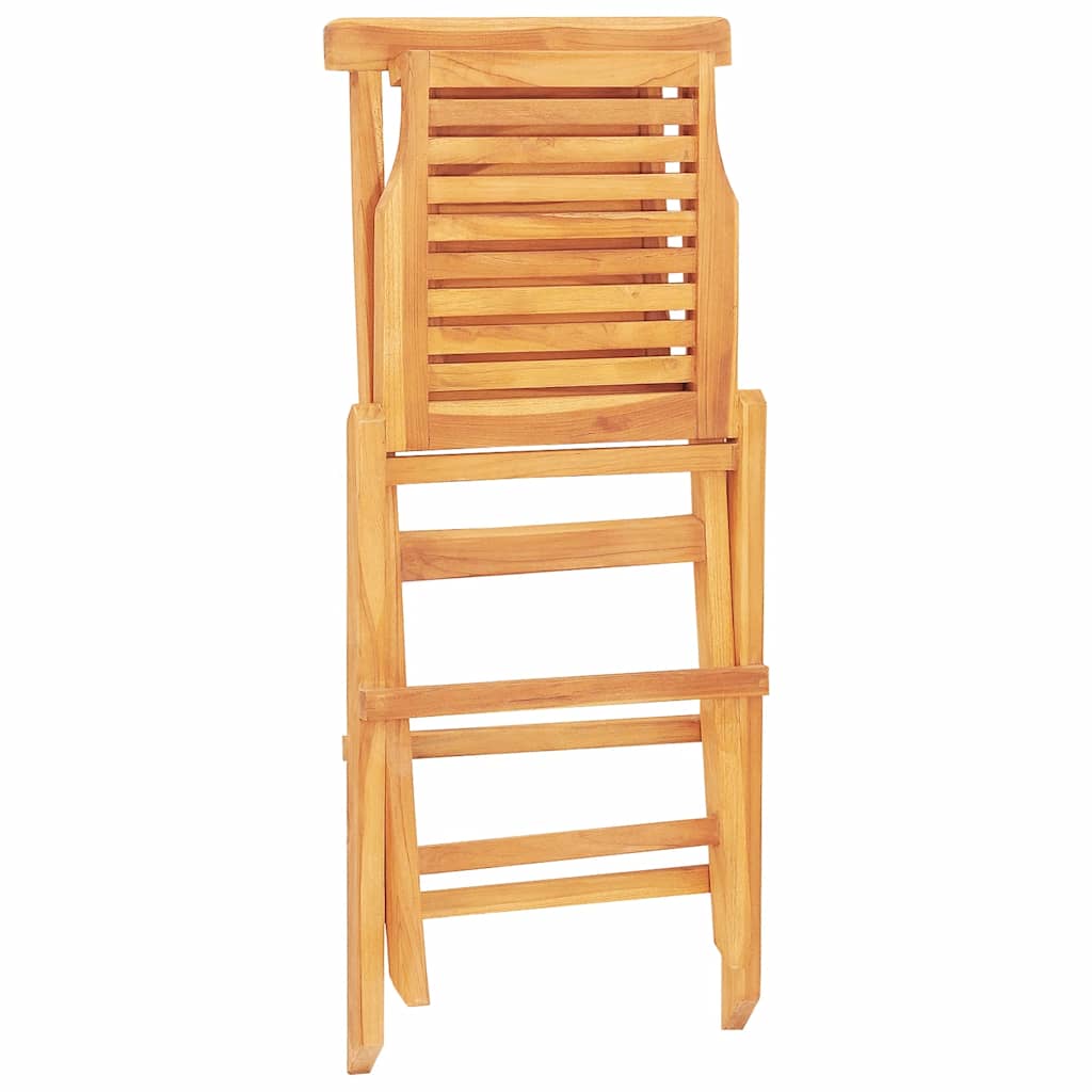 Gartenstühle 6 Stk. Klappbar 47x63x90 cm Massivholz Teak
