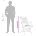 Gartenstühle 6 Stk. Klappbar 56x63x90 cm Massivholz Teak